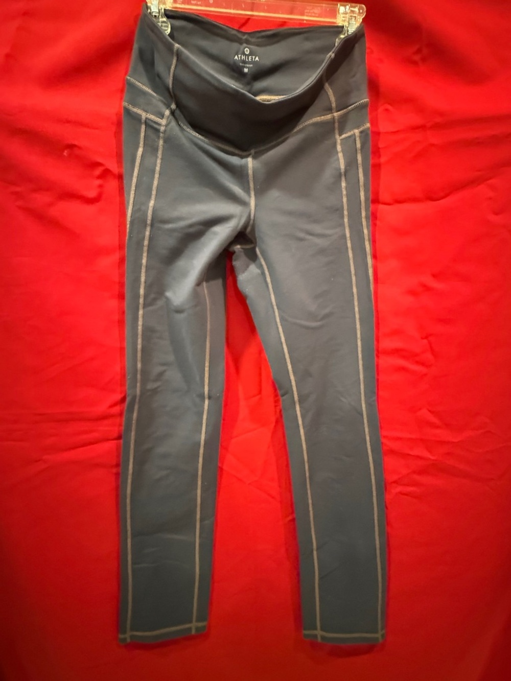 ATHLETA GREY LEGGINGS, MEDIIUM